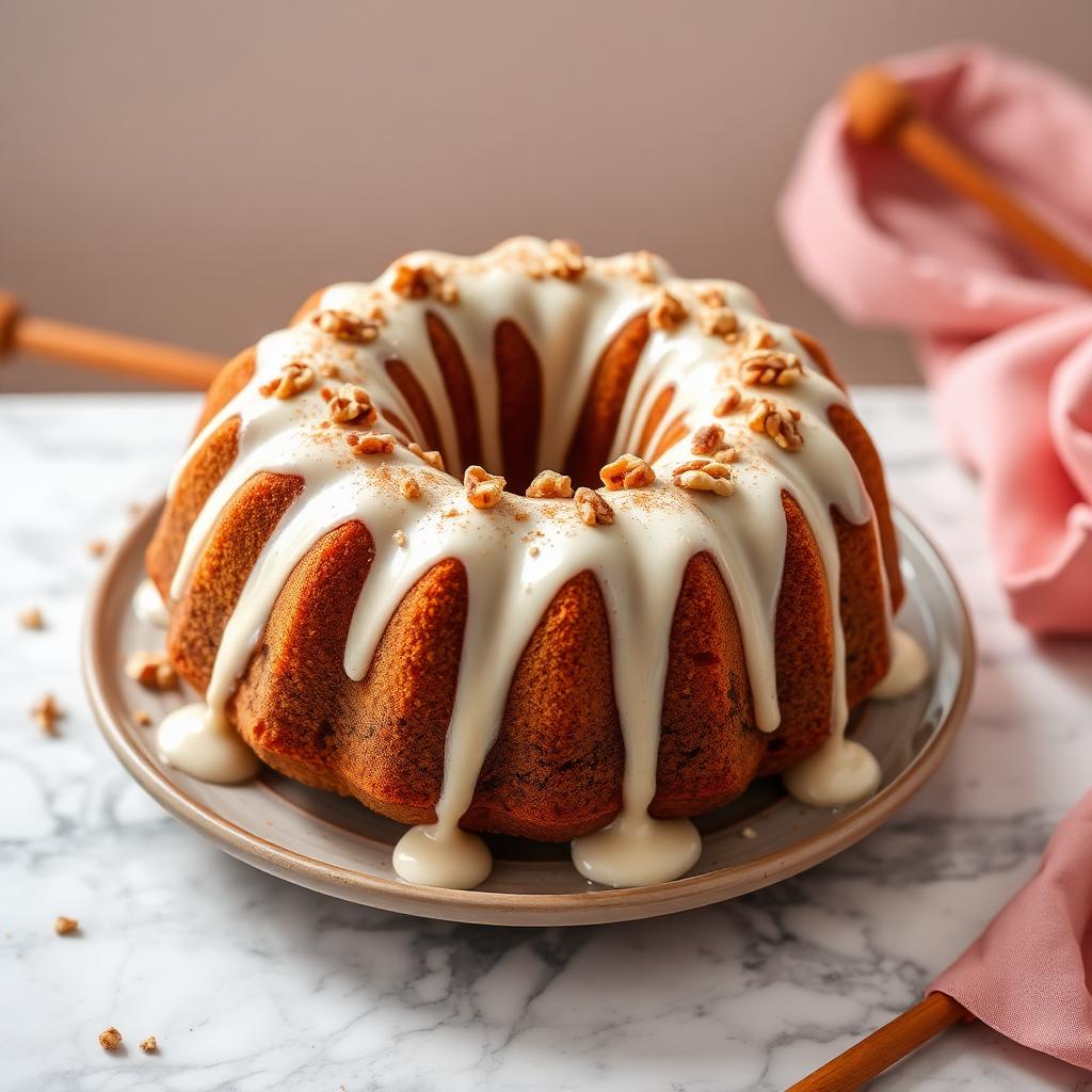 Golden Carrot Dream bundt cake